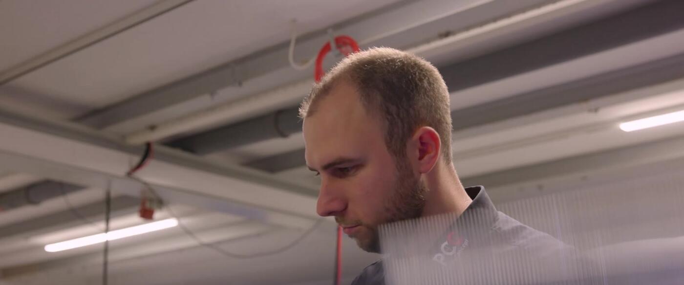 Mitarbeiter in der Produktion